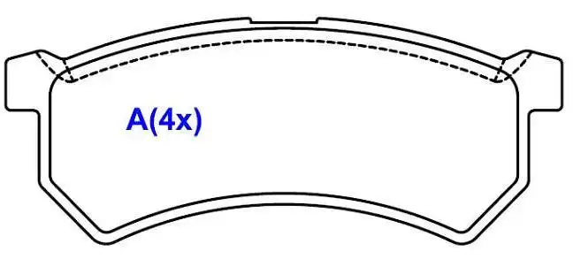 PASTILHA FREIO DIANTEIRA KWID 1.0 12V 2017 A 2025 DISCO SOLI