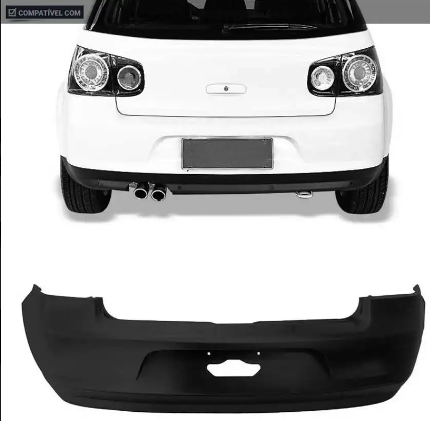 PARACHOQUE TRASEIRO GOLF 2008 A 2012 PRETO LISO PARCIAL TEXT