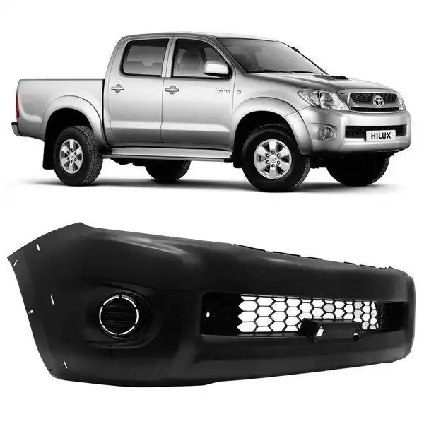 PARACHOQUE DIANT HILUX SRV 09/11 C/S FAROLE C/FURO MOLD TEXT