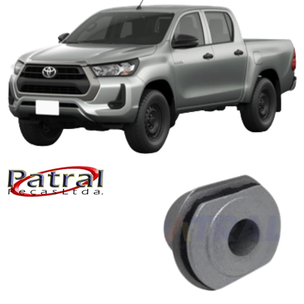 BUCHA CAIXA DIRECAO HILUX 2016 A 2022 (FURO REDONDO)
