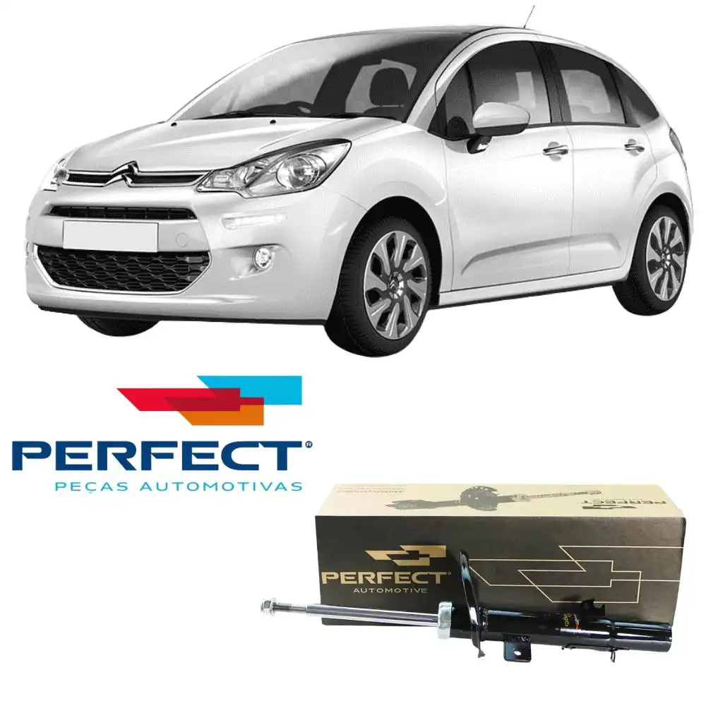 AMORTECEDOR DIANTEIRO CITROEN C3 2013 A 2021 ESQUERDO MANUAL