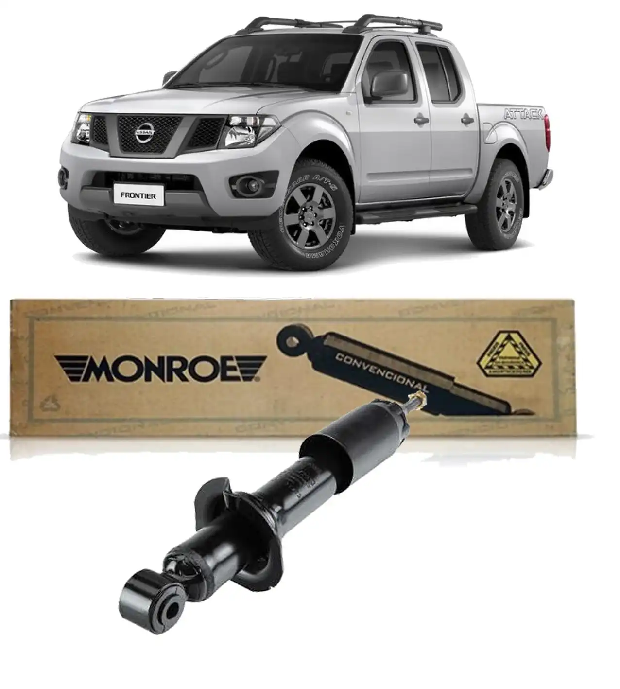 AMORTECEDOR DIANTEIRO NISSAN FRONTIER 4X2 2008 A 2016