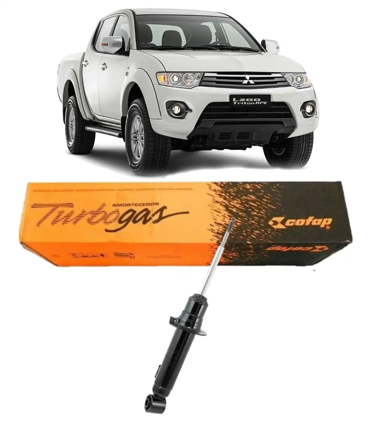 AMORTECEDOR DIANTEIRO MITSUBISHI L-200 TRITON 2013 A 2018