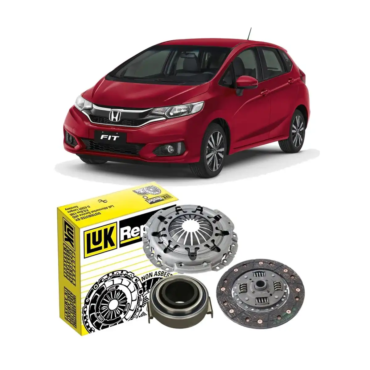 KIT EMBREAGEM HONDA FIT 1.4 8/16V 2004 A 2008