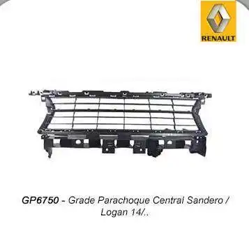 GRADE PARACHOQUE DIANT RENAULT LOGAN SANDERO 14/ CENTRAL