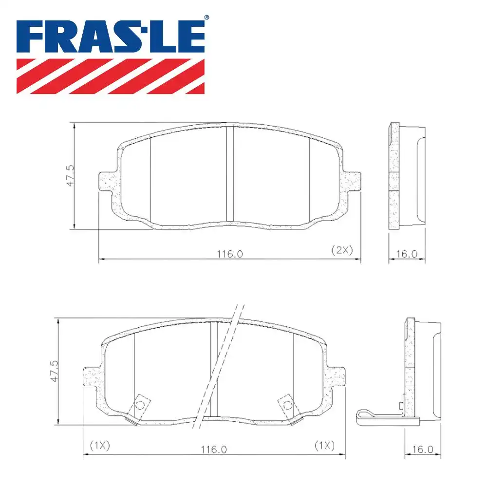 PASTILHA FREIO DIANTEIRA KIA PICANTO 1.0 12V 2008 A 2011