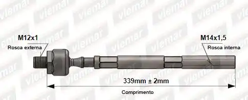 BARRA AXIAL CITROEN XSARA 98/ PEUGEOT PARTNER 96/ PICASSO