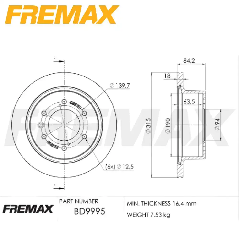 DISCO FREIO TRASEIRO PAJERO 2.4 16V 2019 ACIMA VENTILADO