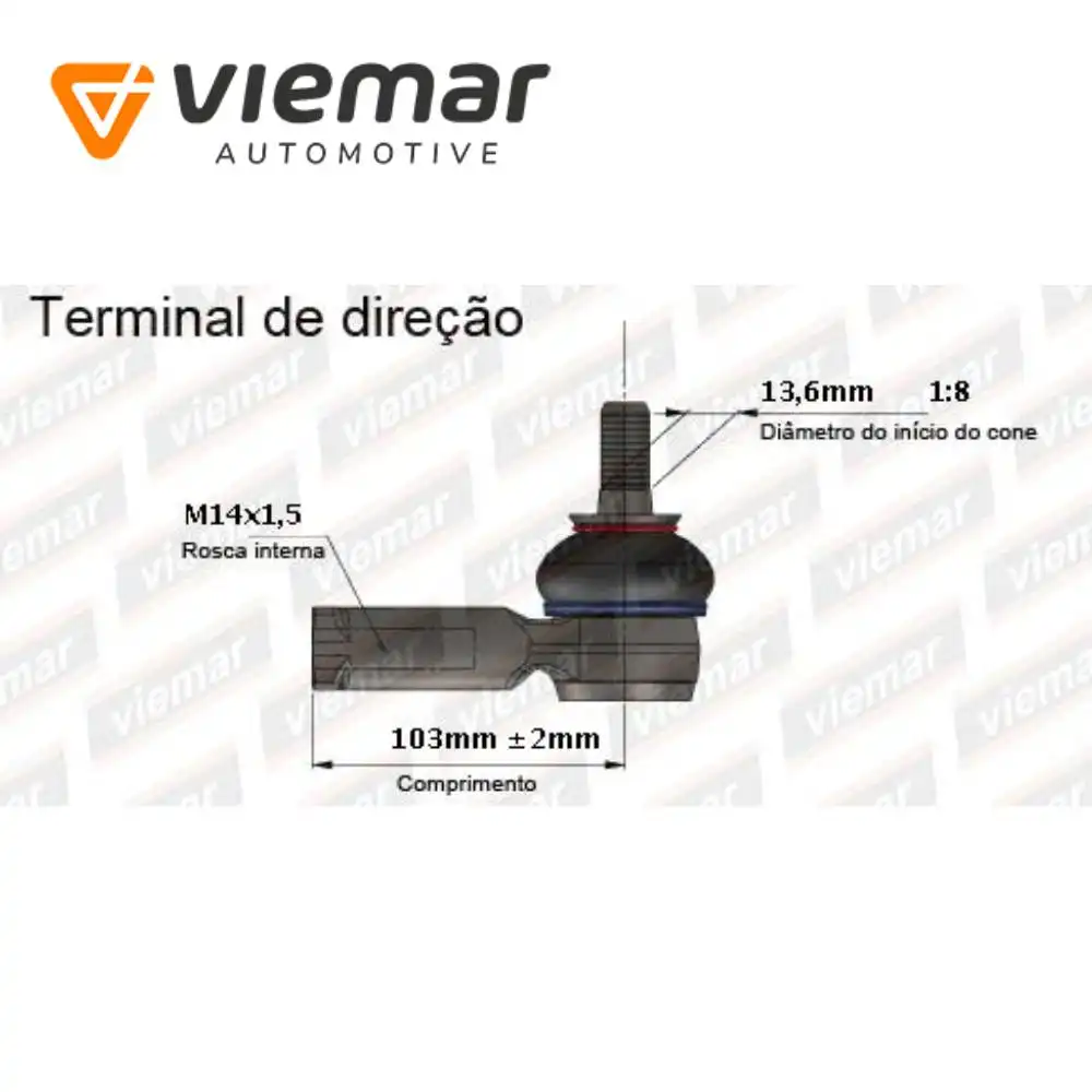 PONTEIRA DIRECAO HONDA CR-V 07/11 ESQ/DIR