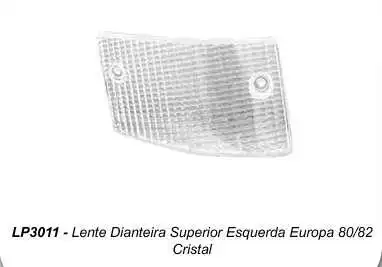 LENTE SINAL DIANT FIAT 147 EUROPA 80/82 ESQ CRISTAL