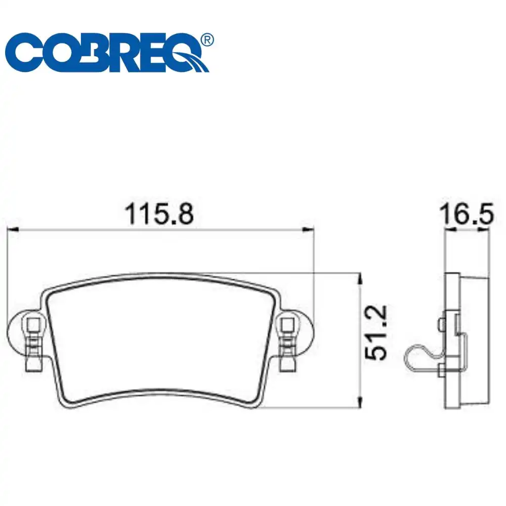 PASTILHA FREIO TRASEIRA RENAULT MASTER 2.5 2.8 2002/
