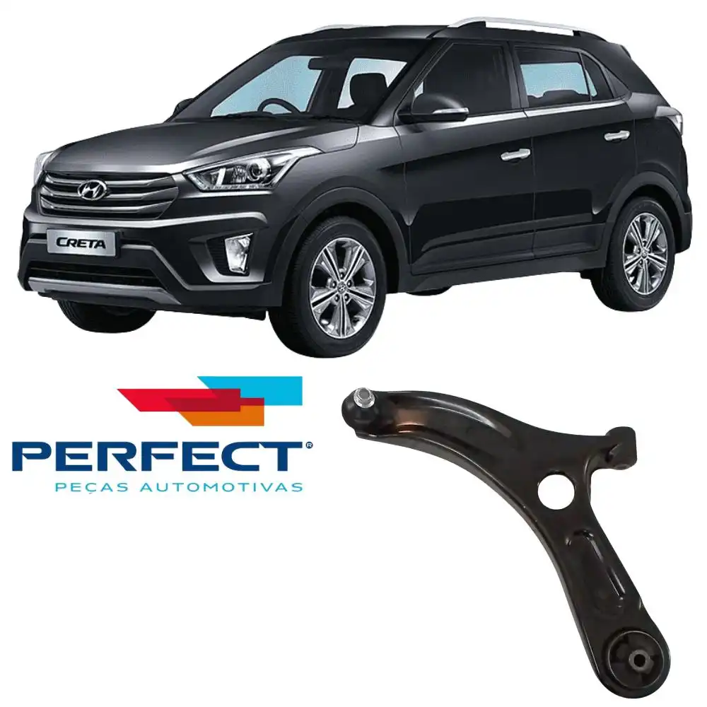 BANDEJA DIANTEIRA HYUNDAI IX35 2010 A 2015 ESQUERDA COM PIVO