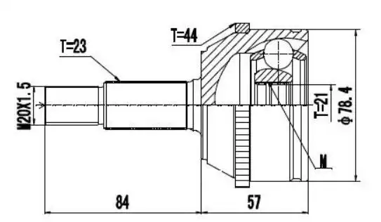 JUNTA HOMOC RENAULT SCENIC 1.6 16V 01/06 C/ABS