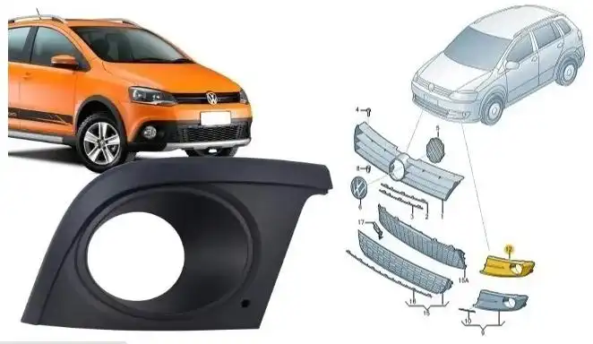 GRADE PARACHOQUE DIANT CROSSFOX 11/ DIR C/FAROLETE