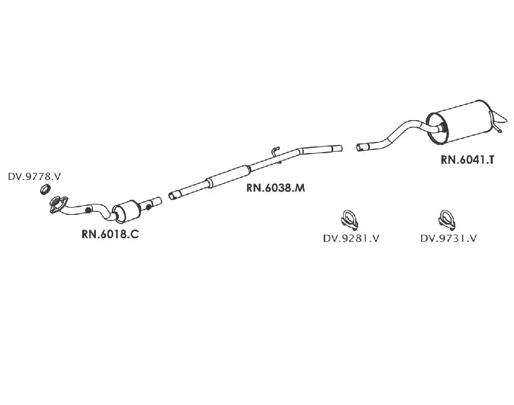 SILENC TRAS RENAULT CLIO 1.0 16V 2013 A 2016