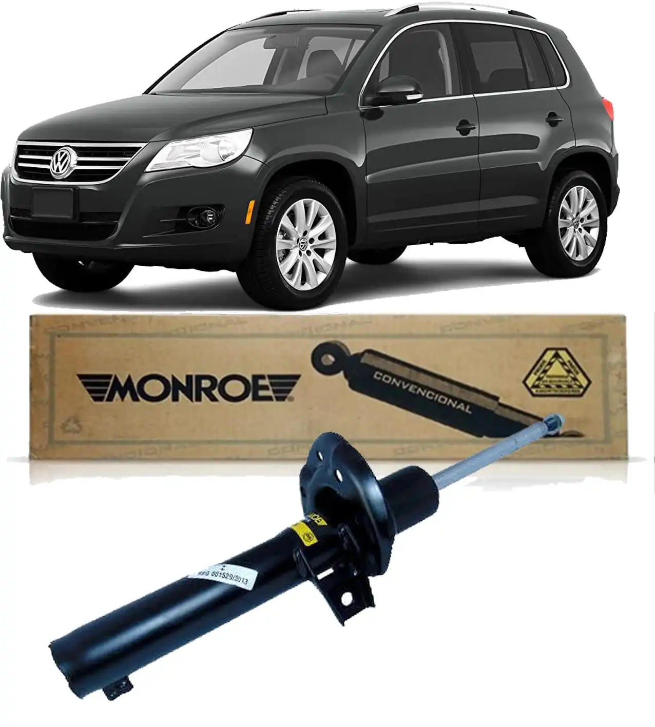 AMORTECEDOR DIANTEIRO TIGUAN 2007 A 2017