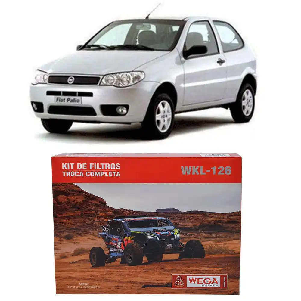 KIT FILTROS FIAT PALIO 1.4 8V 2010 A 2012
