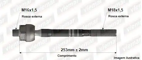 BARRA AXIAL RENAULT MASTER 2013/