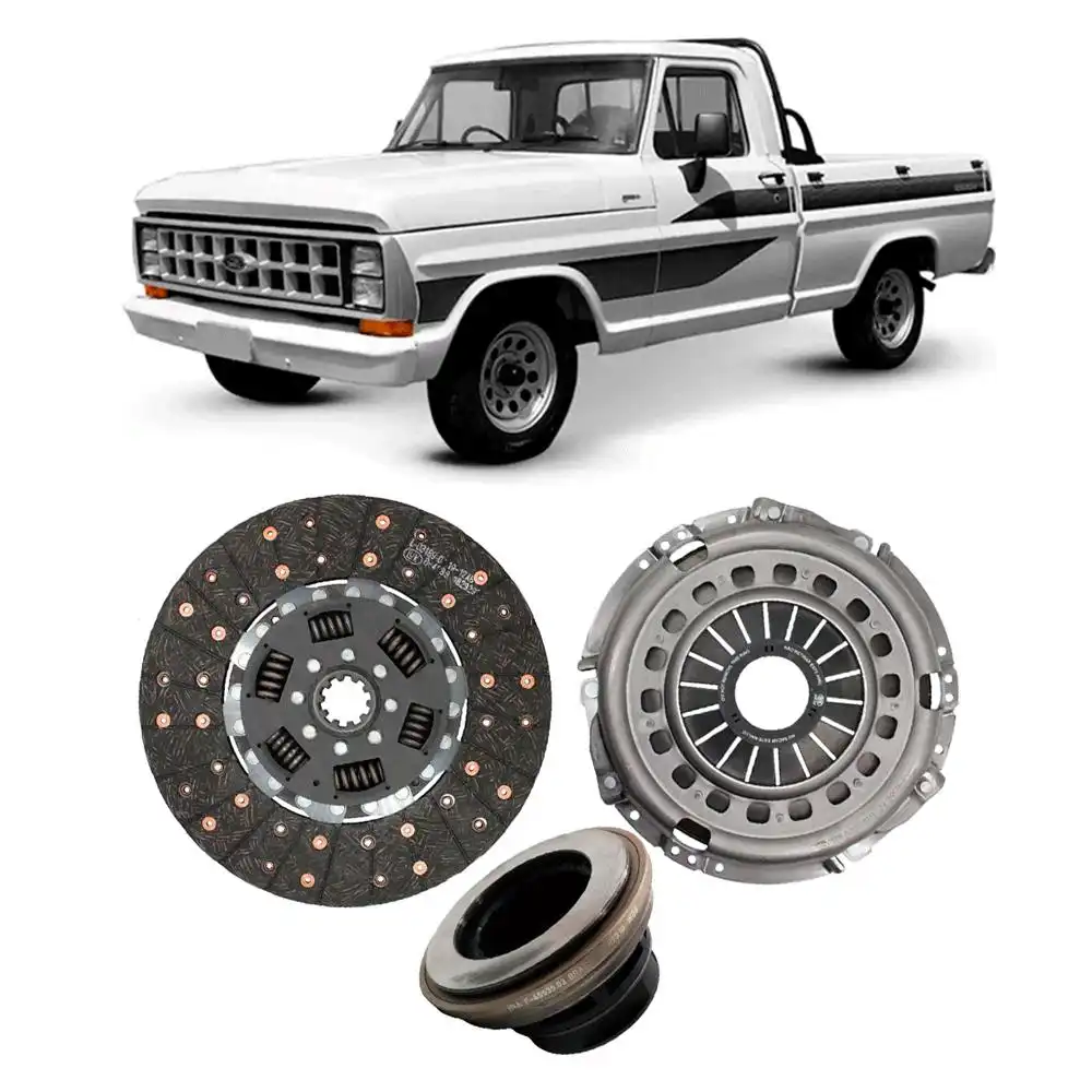 KIT EMBREAGEM F-1000 F-2000 F-4000 1980 A 1992 COM ROLAMENTO
