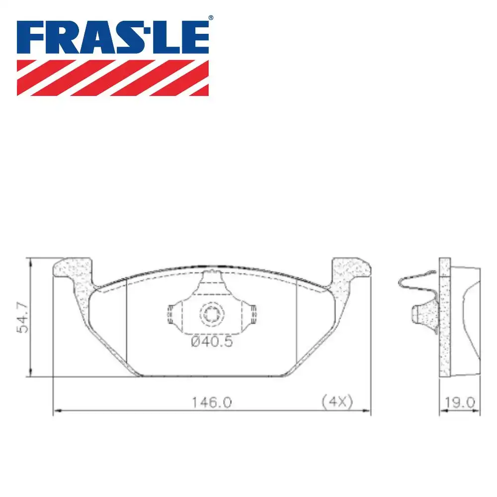 PASTILHA FREIO DIANTEIRA GOLF 1.6 2.0 1999/ ARO 14 TEVES