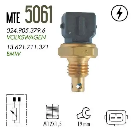 INTERRUPTOR TEMPERATURA AR GOLF 2.0 8V 1996 A 2008