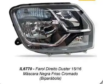 FAROL RENAULT DUSTER DIR