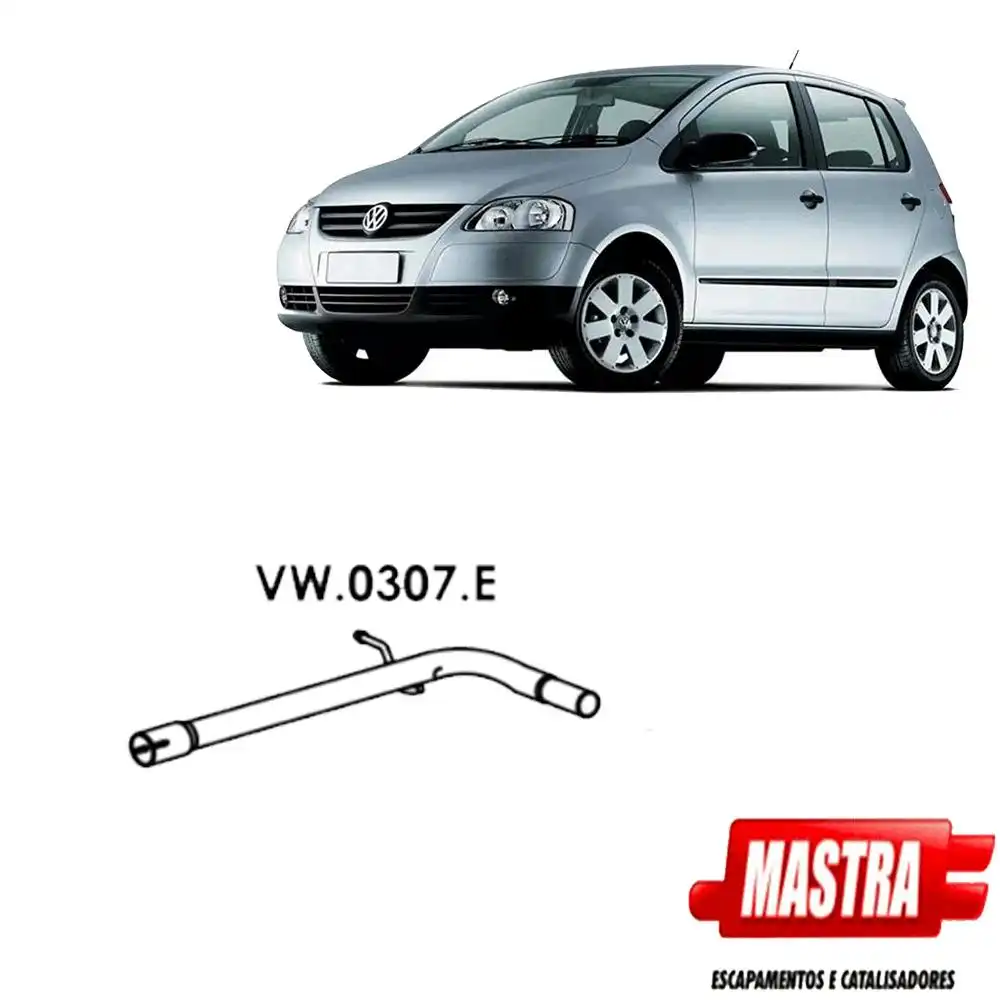 TUBO INTERMEDIARIO FOX 1.0 2006 A 2010 FLEX VAI ANTES DO TRA