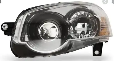 FAROL FIAT PALIO 10/ ESQ MASCARA CROMADA ARO PRETO (BOLHA