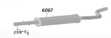 SILENCIOSO INTERMEDIARIO RENAULT DUSTER 2.0 16X 4X4 2012 A 2