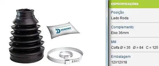 SANFONA HOMOC RENAULT MEGANE 2.0 8V LADO RODA DIREITO