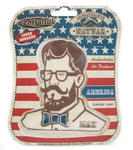 PERFUME P/AUTOMOVEIS MINIATURA MAX AMERICA