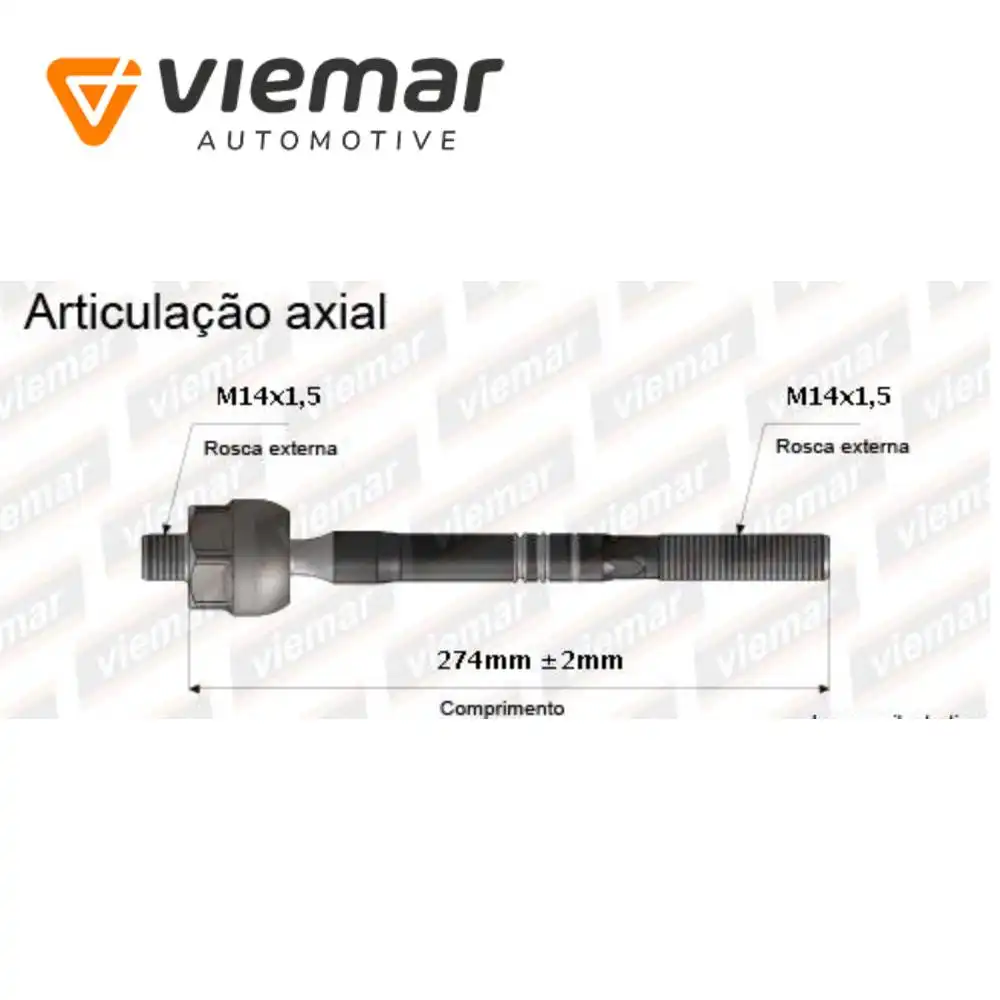 BARRA AXIAL FIESTA 03/13 ECOSPORT 03/12 HID KA 08/13 C/COIFA