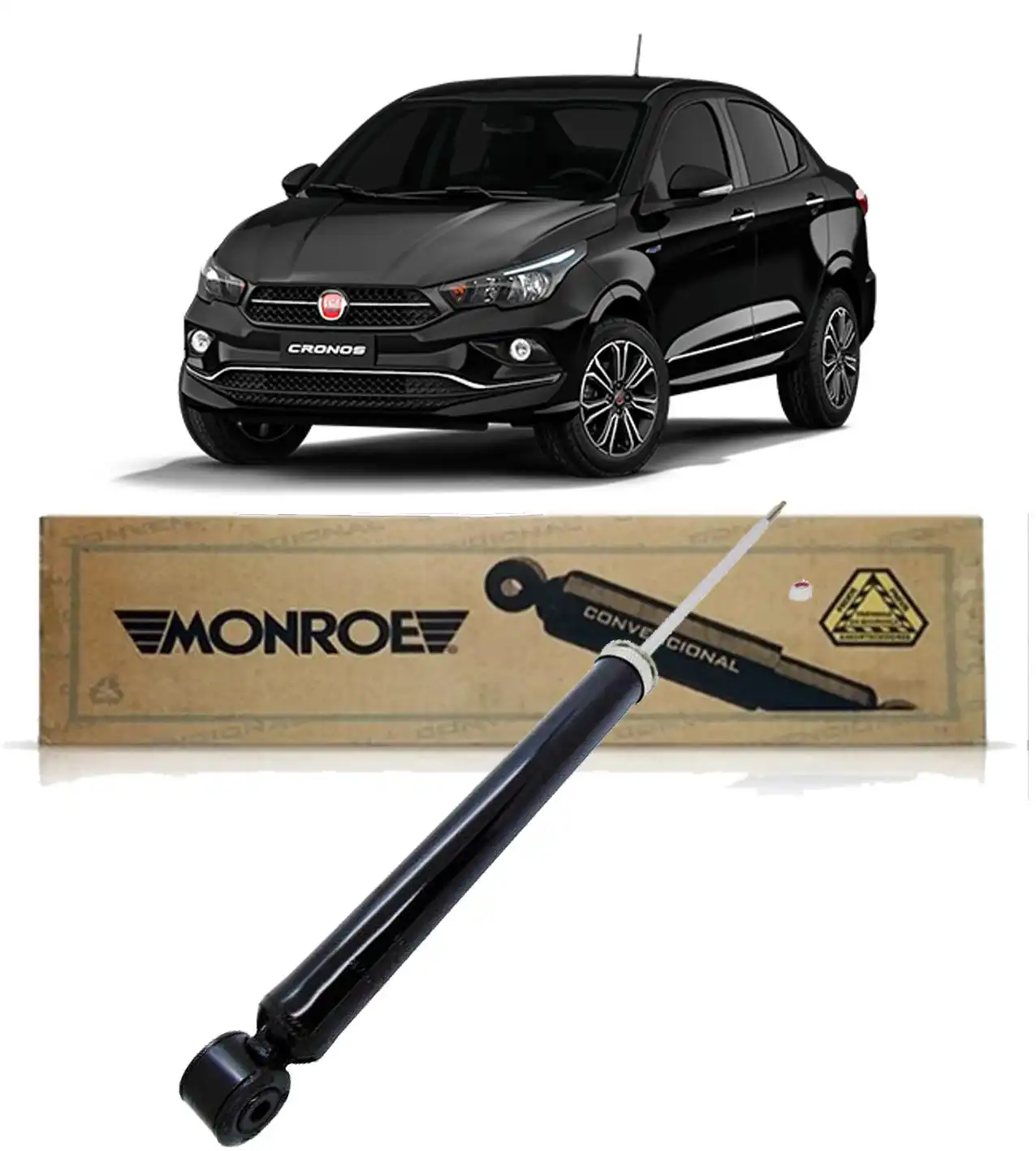 AMORTECEDOR TRASEIRO FIAT CRONOS 2018/