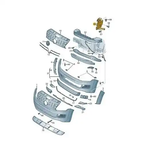 GUIA LAMINA PARACH DIANT AMAROK 17/ ESQ