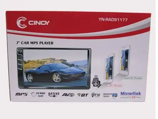 CENTRAL MULTIMIDIA MIRROR LINK MP5 2DIN TELA 7POL (USB,S