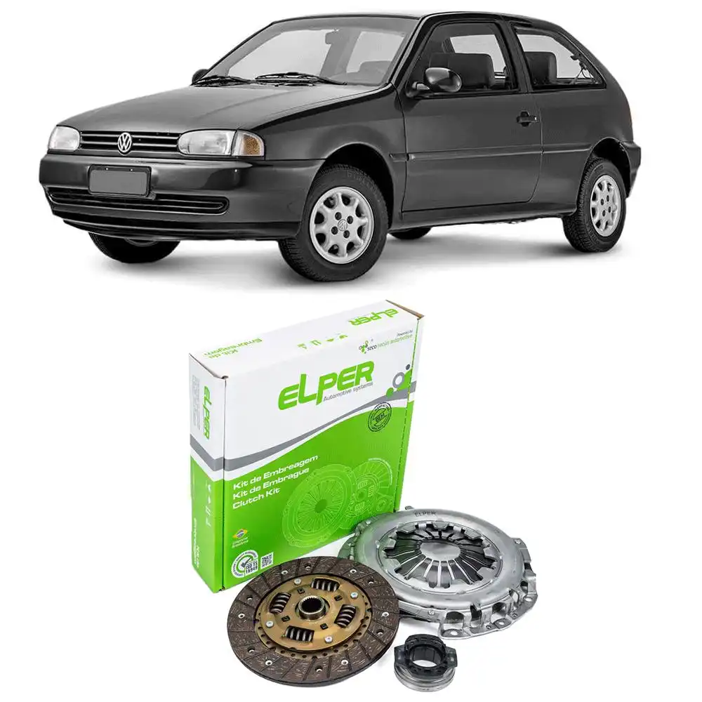KIT EMBREAGEM GOL PLUS MI 1.0 AT 8V 16V COM ROLAMENTO
