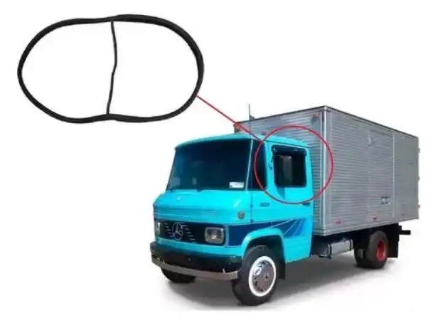 BORRACHA VIDRO LAT MERCEDES MBB608 E 708 1973/7985