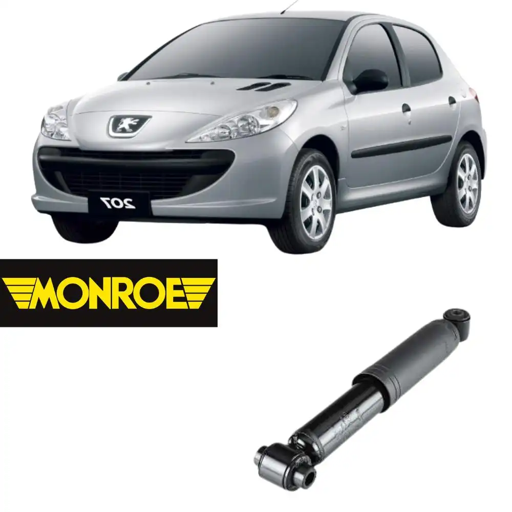 AMORTECEDOR TRASEIRO PEUGEOT 207 1.4 1.6 2008 A 2014