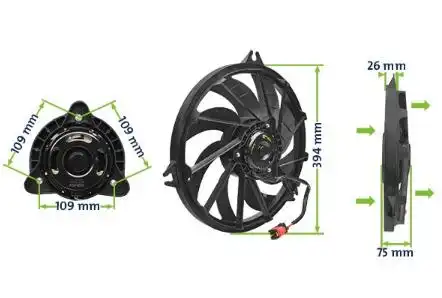 ELETRO VENTILADOR PEUGEOT 206 207 2002 A 2008