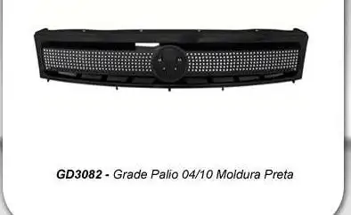 GRADE RADIADOR FIAT PALIO 04/09 PRETA
