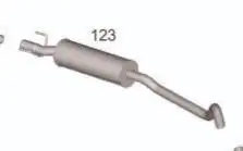 SILENCIOSO INTERMEDIARIO CELTA 1.0 1.4 1.6 16V 1994 A 2002