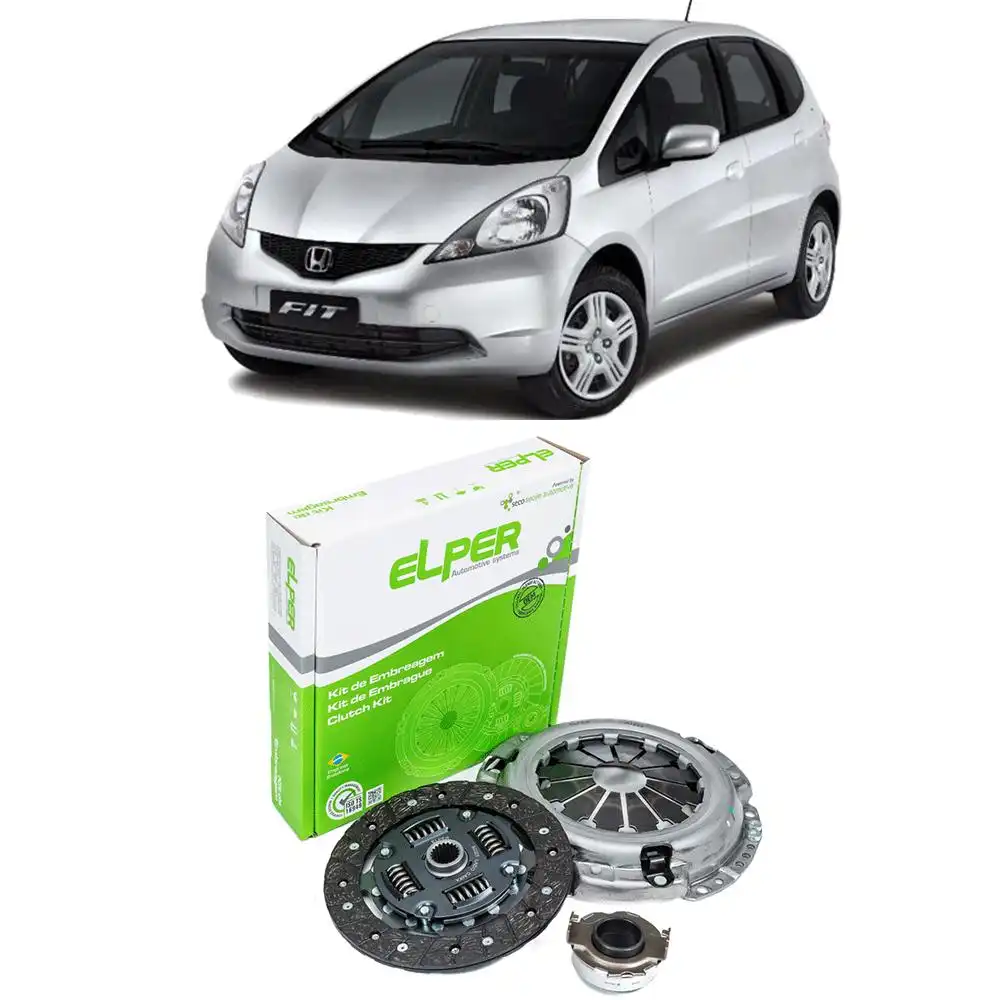 KIT EMBREAGEM HONDA FIT 1.4 16V 2008 A 2009 COM ROLAMENTO