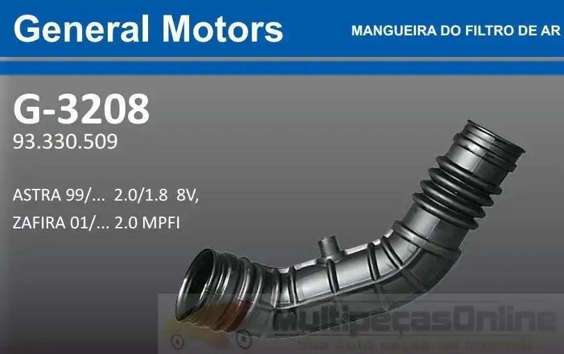 SANFONA FILTRO AR ASTRA 8V 99/02