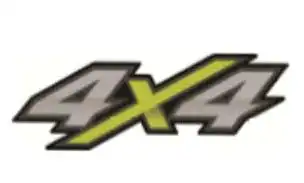 EMBLEMA ADESIVO TOYOTA HILUX 2017 A 2020 4X4