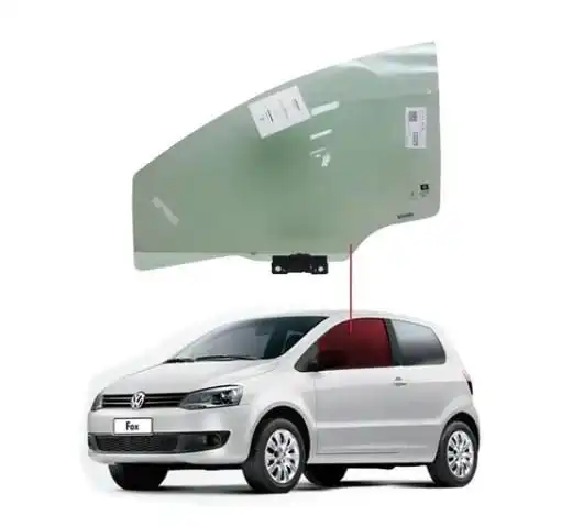 VIDRO PORTA DIANT FOX 2 PTS 2003 A 2009 ESQ VERDE