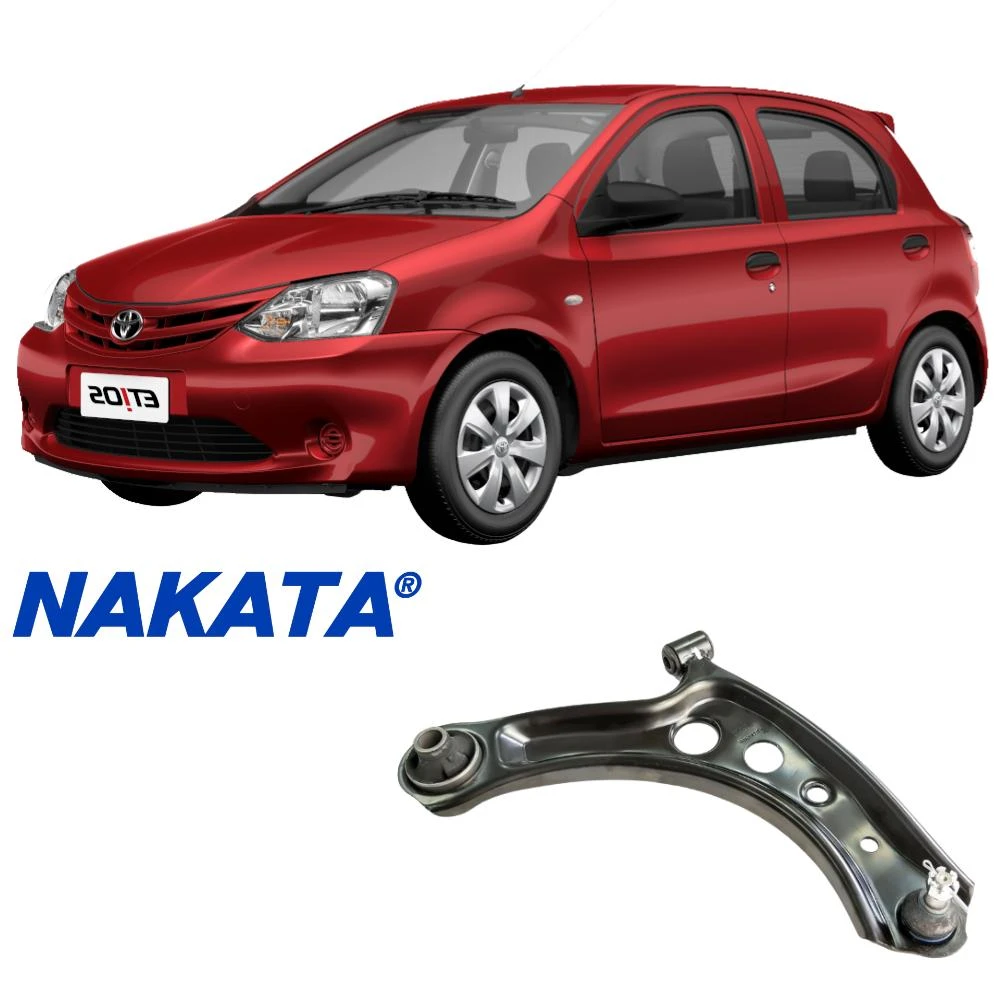 BANDEJA DIANTEIRA TOYOTA ETIOS 2012 A 2018 DIREITA COM PIVO