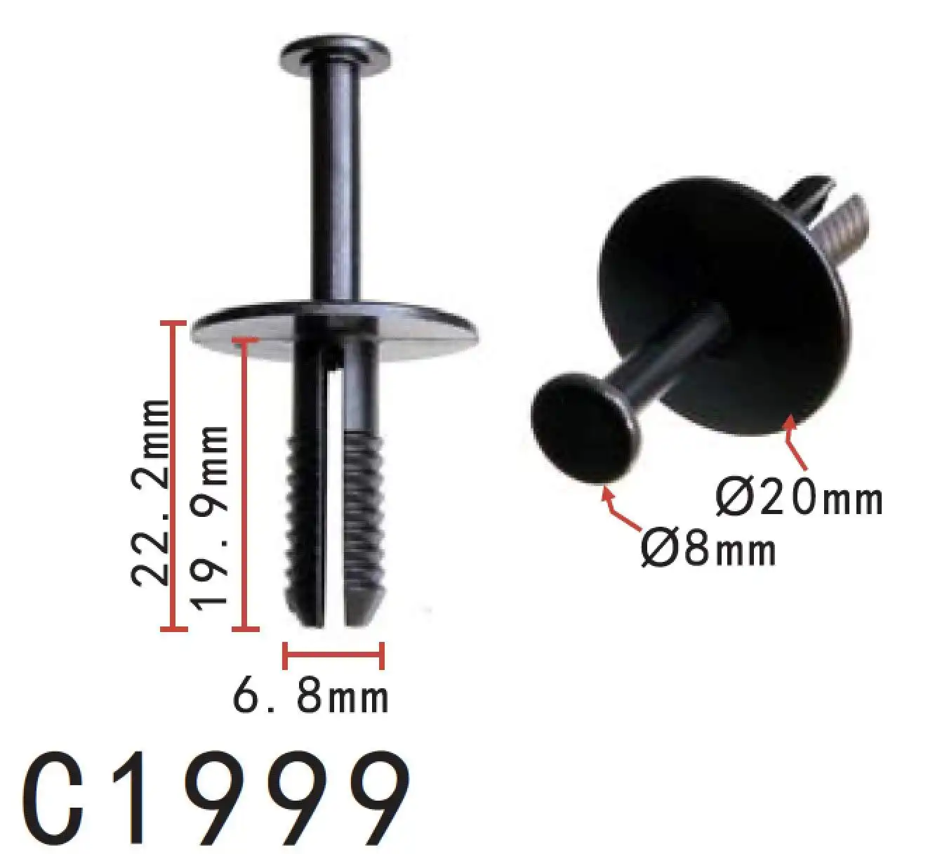 GRAMPO FIXACAO PARACHOQUE VECTRA CORSA