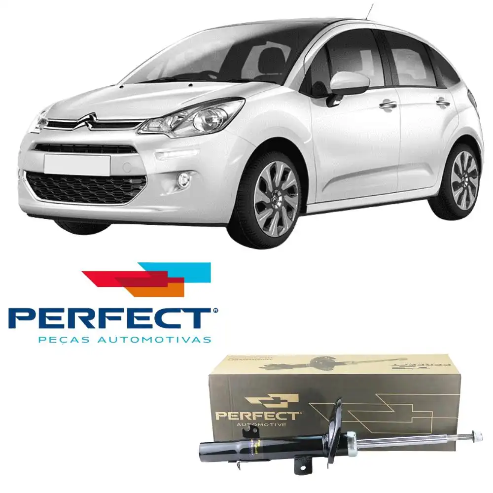 AMORTECEDOR DIANTEIRO CITROEN C3 2013 A 2021 DIREITO MANUAL