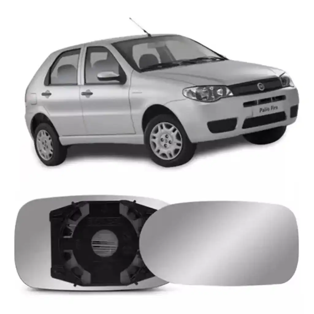 VIDRO ESPELHO PALIO 11/ DIR C/CARCACA