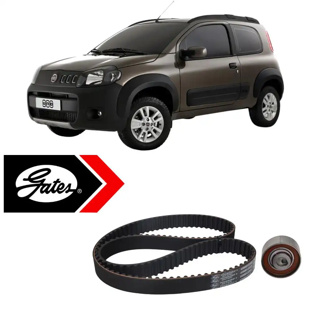 KIT CORREIA DENTADA UNO 1.0 8V 2010 A 2013